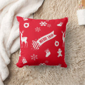 クリスマスレッド装飾用クッションの要素 クッション (ブランケット)