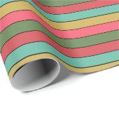 クリスマスレッド金ゴールドグリーンカラーオンウォーター色紙 ラッピングペーパー (ロールコーナー)