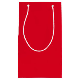 クリスマスレッド スモールペーパーバッグ