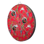 クリスマスレッド ダーツボード (正面右)