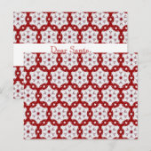 クリスマスレッド ポストカード (正面/裏面)
