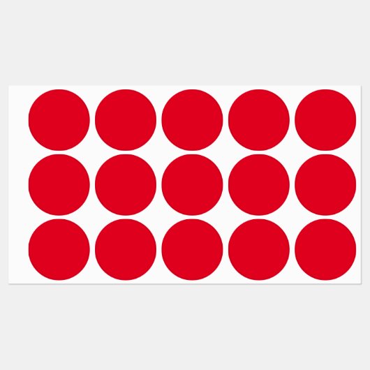 クリスマスレッド ラベル (シート)