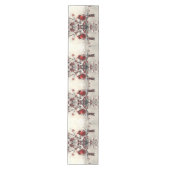 クリスマスレッド(鳥)ショウジョウコウカンチョウテーブルランナー ミディアムテーブルランナー (正面)