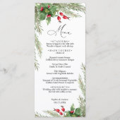 クリスマスレッ結婚ドベリーのメニュー メニュー (正面)