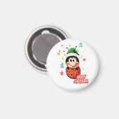 クリスマスレディバグ応援 マグネット (正面/裏面)