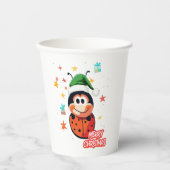クリスマスレディバグ応援 紙コップ (正面)