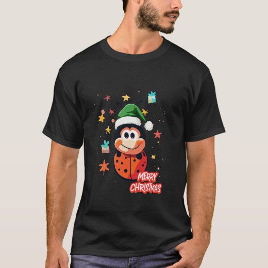 クリスマスレディバグ応援 Tシャツ (正面)
