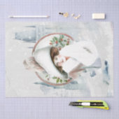 クリスマスレディーホリーオールドワールドキャッスルデコペ 薄葉紙 (クラフト)