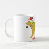 クリスマスレトリエいけなーバーが素敵な休日 コーヒーマグカップ (左)