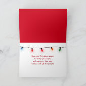 クリスマスレトリバー(ギフト付き) シーズンカード (内部)