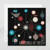 クリスマスレトロオーナメント シーズンカード (正面/裏面)