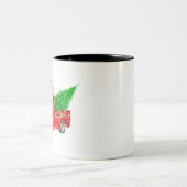 クリスマスレトロカーホリデイ ツートーンマグカップ (中央)