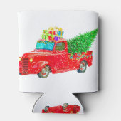 クリスマスレトロカーホリデイ 缶クーラー (裏面)