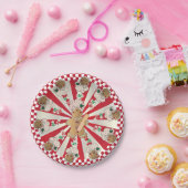 クリスマスレトロジンジャーブレッドベーカーズ ペーパープレート (パーティー)