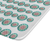 クリスマスレトロスタイルガラス台所裁断ボード カッティングボード (角)