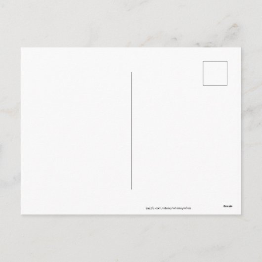 クリスマスレトロスタイルハッピーホリデー! シーズンポストカード (裏面)