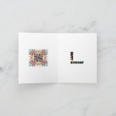 クリスマスレトロツリー シーズンカード (内部)