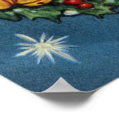 クリスマスレトロトインデナーホリデーヴィンテージポスター ポスター (角)