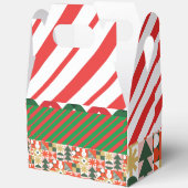 クリスマスレトロパターン フェイバーボックス (見開き)