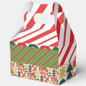 クリスマスレトロパターン フェイバーボックス (裏面)