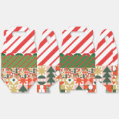 クリスマスレトロパターン フェイバーボックス (見開き)