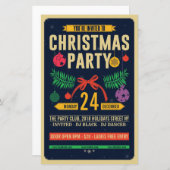 クリスマスレトロパーティーフライヤー (正面/裏面)