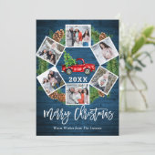 クリスマスレトロレッドファームトラックグリーティング6 PHOTO シーズンカード (スタンド正面)