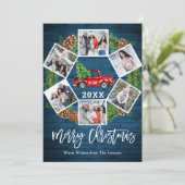 クリスマスレトロレッドファームトラックグリーティング6 PHOTO シーズンカード (スタンド正面)