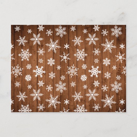 クリスマスレトロレッドファームトラック6フォトカード ポストカード (裏面)