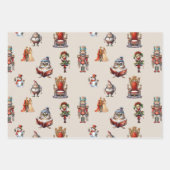 クリスマスレトロヴィンテドフェアヤコア ラッピングペーパーシート (正面3)
