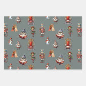 クリスマスレトロヴィンテドフェアヤコア ラッピングペーパーシート (正面2)