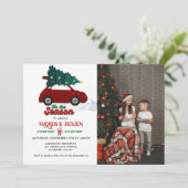 クリスマスレトロGroovy twins誕生日パーティー 招待状 (スタンド正面)