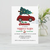 クリスマスレトロGroovy twins誕生日パーティー 招待状 (スタンド正面)