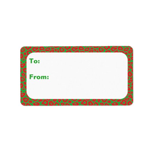 クリスマスレパード ラベル (正面)