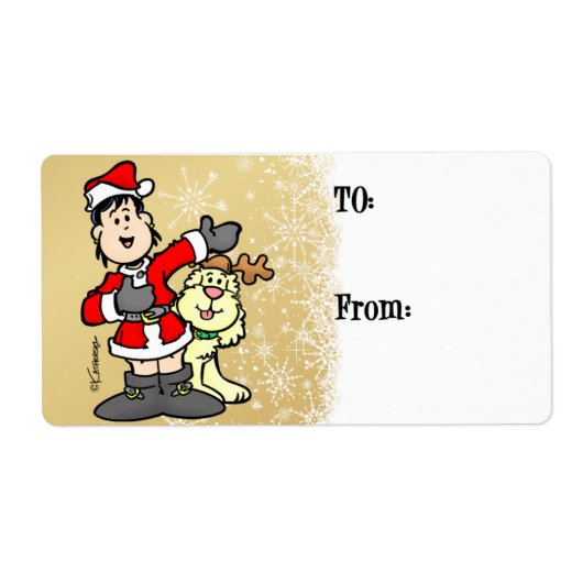 クリスマスレベル ラベル (正面)