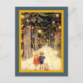 クリスマスレーンの子ども ポストカード (正面)