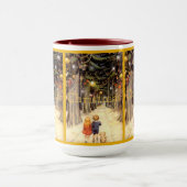 クリスマスレーンマグカップの子ども マグカップ (中央)