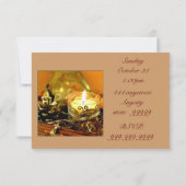 クリスマスロウソク 招待状 (裏面)