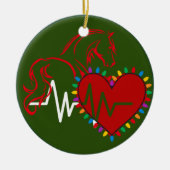 クリスマスロゴ セラミック オーナメント (正面)