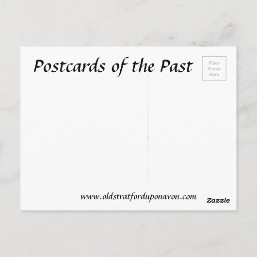 クリスマスロシアののはがき ポストカード (裏面)