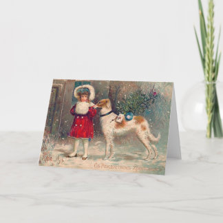 クリスマスロシアの シーズンカード