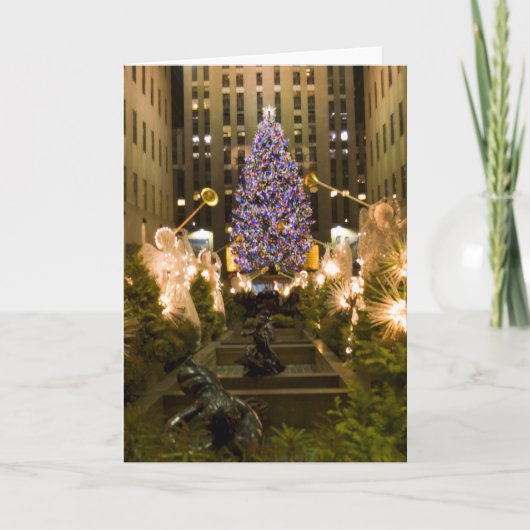 クリスマスロックフェラーセンター シーズンカード (正面)