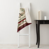 クリスマスロッジメリーブライトディアバッファロープレイド シェルパブランケット (インサイチュ)