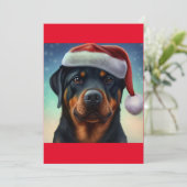 クリスマスロットワイラードッグギフトTシャツ シーズンカード (スタンド正面)