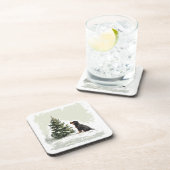 クリスマスロットワイラードッグクリスマスツリー コースター (右側)