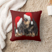 クリスマスロットワイラー着用フェスティバルホリデーハット クッション (ブランケット)