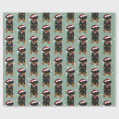 クリスマスロットワイラー ラッピングペーパー (フラット)