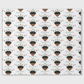 クリスマスロットワイラー ラッピングペーパー (フラット)