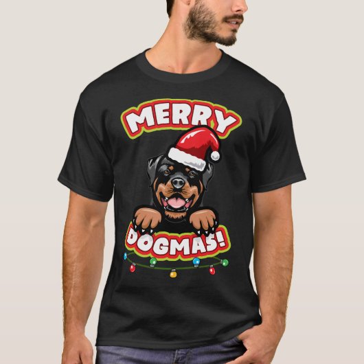 クリスマスロットワイラー Tシャツ (正面)