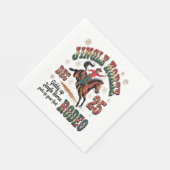 クリスマスロデオジンルホース スタンダードランチョンナプキン (角)